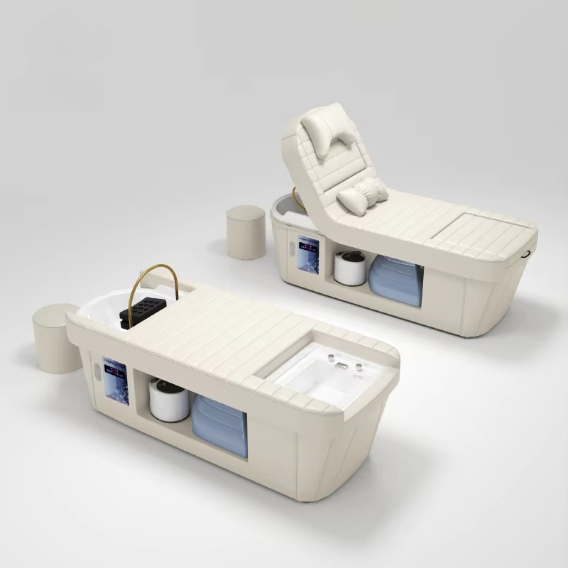 Foot Spa - Leżanka kosmetyczna z regulowanym oparciem, spa