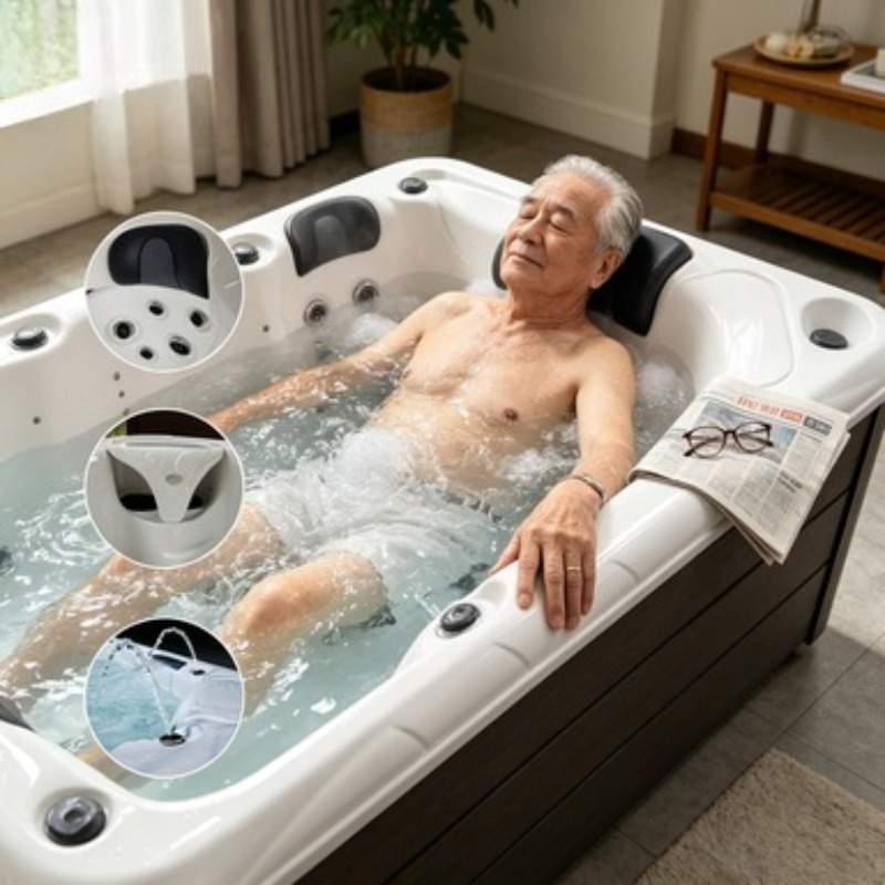 Hot Tub - Wanna z hydromasażem Akrylowa Wanna Spa
