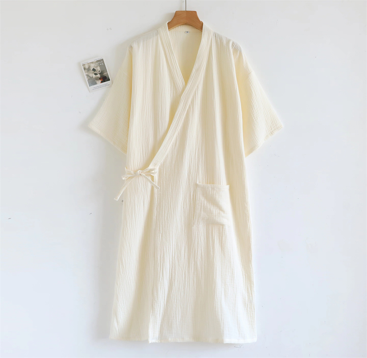 Szlafroki z krepy bawełnianej  – Bathrobe recenzja i cena