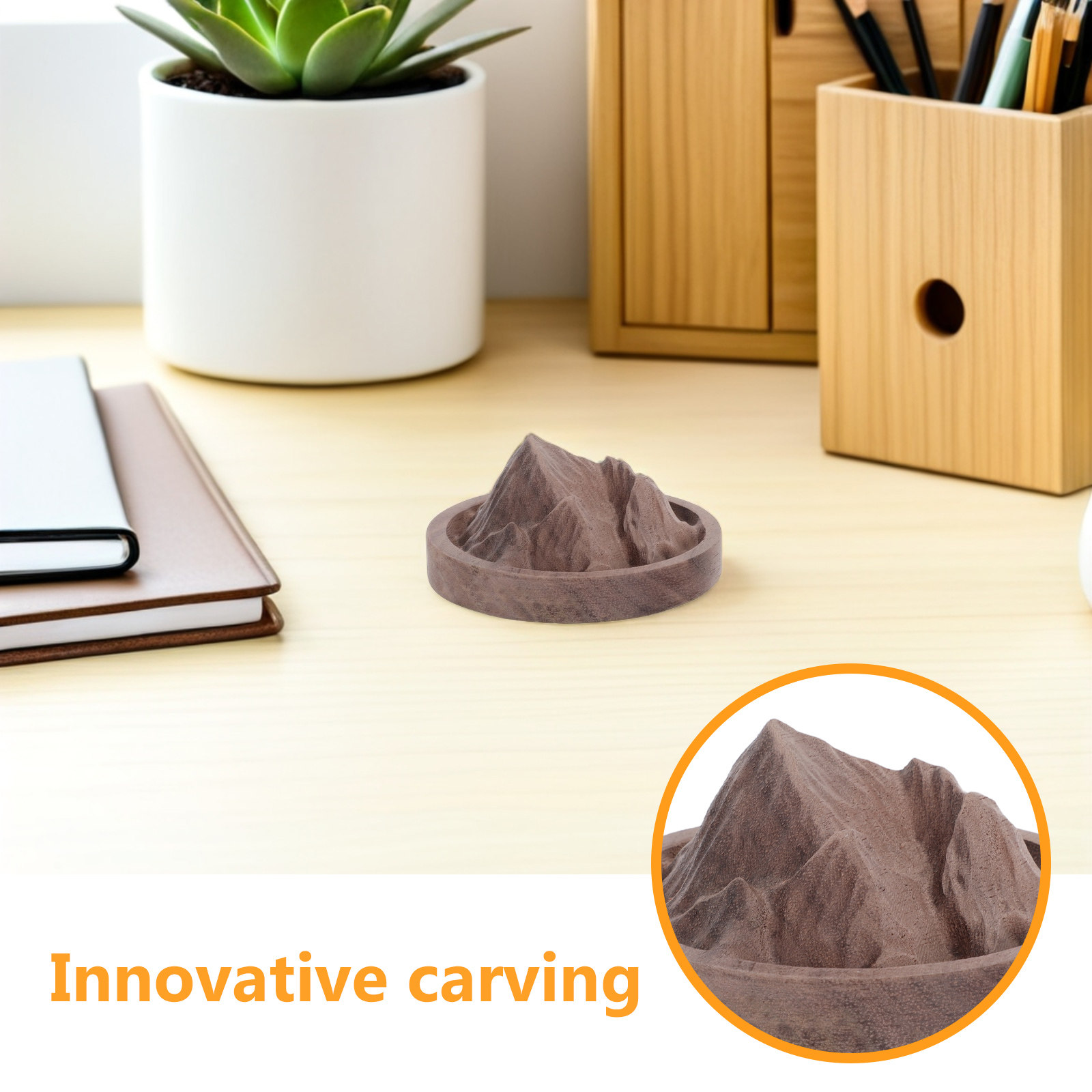 Drewniana rzeźba-dyfuzor, drew – Aromatherapy Diffuser recenzja i cena