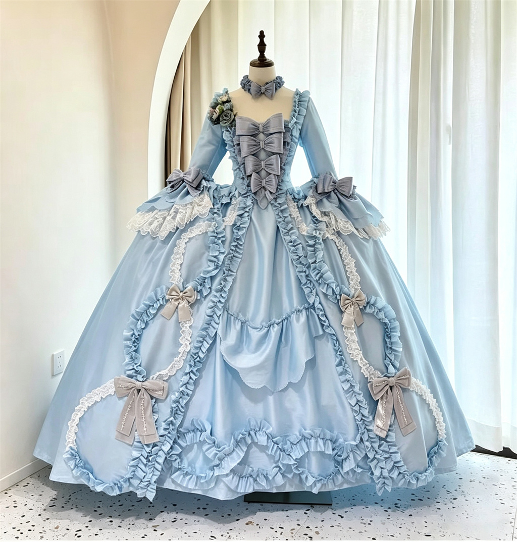 Suknia w stylu Rococo z XVIII  – Bathrobe recenzja i cena