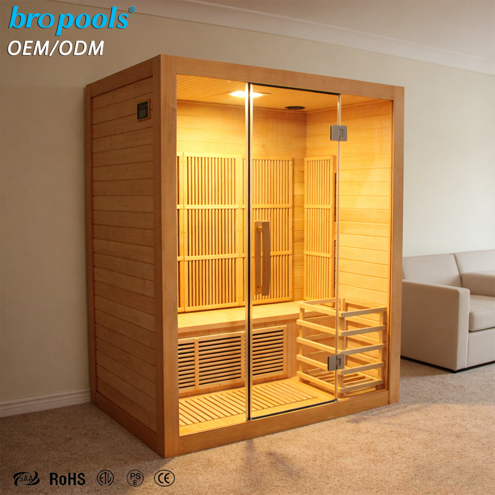 Nowoczesna sauna z drewna heml – Spa Wellness Gym recenzja i cena