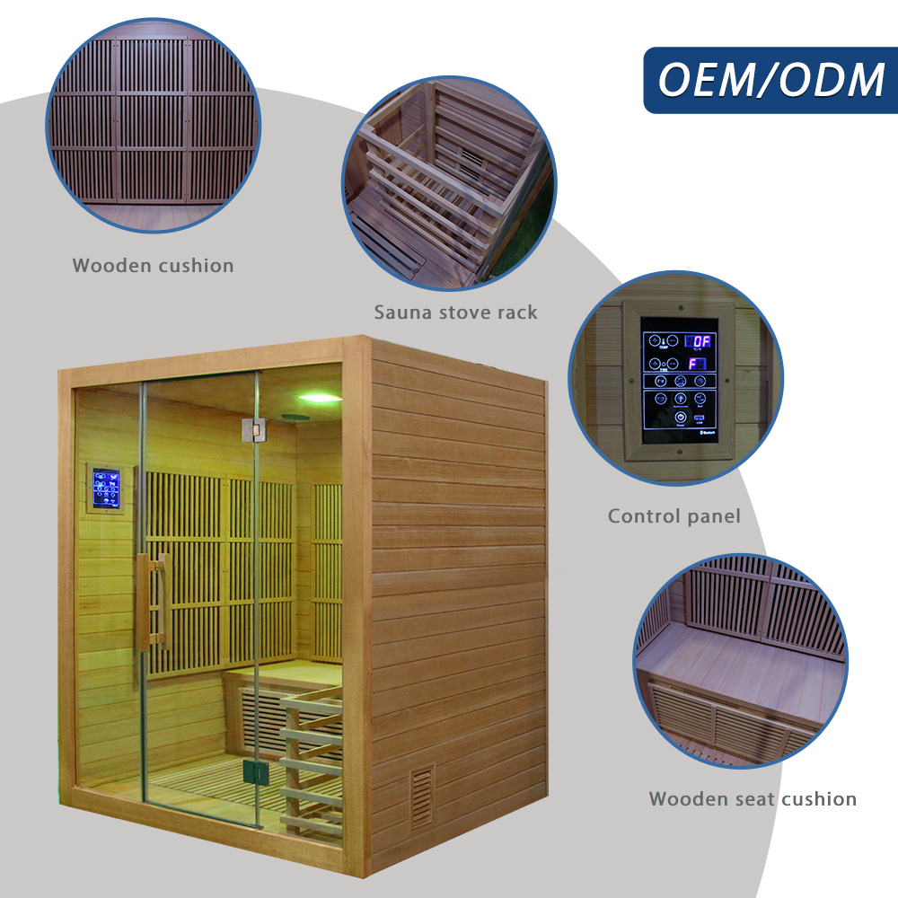 Nowoczesna sauna z drewna heml – Spa Wellness Gym recenzja i cena